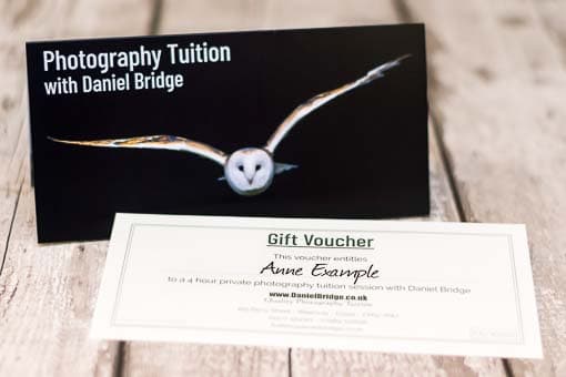 Photography Tuition Gift Vouchers